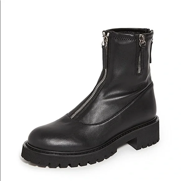 Giuseppe Zanotti Zip Up Combat Boots in Black Size 6.5 - Picture 13 of 13